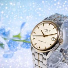 美品 ティソ TISSOT 自動巻き 裏スケ コンビ メンズ 腕時計 H670