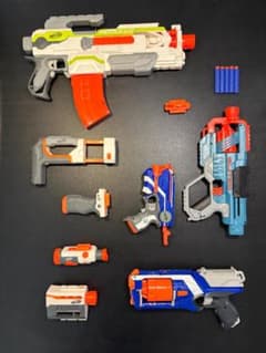 Nerf 4点セット】ナーフ まとめ売り（モジュラス・コマンダー他）動作