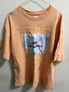 VANS ロゴプリント Tシャツ オレンジのサムネイル