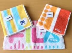 FILA フィラ　ハンドタオル３枚② 新品未使用のサムネイル