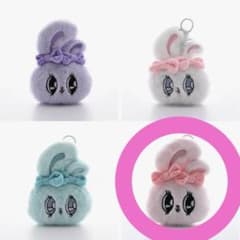 新品未使用♡エスターバニーフェイス型コインケース♡チャームキーホルダー♡ピンク