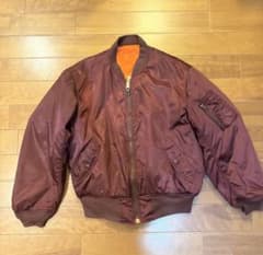 ス*か様 【早い者勝ち】リバーシブル MA-1ジャケット バーガンディ