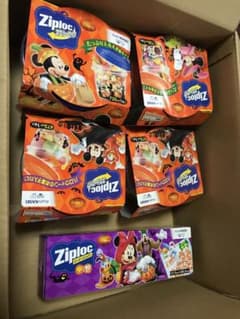 ジップロック　コンテナ　ハロウィン　ディズニー5点セットのサムネイル
