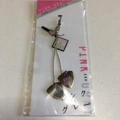 ピンクとグレー イヤホンジャックチャームのサムネイル