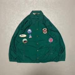 MACRAE80sシンガポール製カスタムワッペンナイロンコーチジャケット一点物Lのサムネイル
