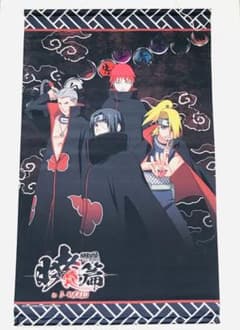 NARUTO ナルト サンリオ カード 暁 サソリ デイダラ イタチ 飛段 タペストリー 暁 イタチ デイダラ サソリ 飛段 NARUTO - メルカリ