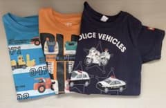 ユニクロ　Tシャツ　100 トミカ　プラレールのサムネイル