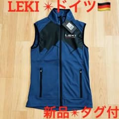 新品タグ付【ドイツ✴︎LEKIスポーツベスト】男女兼用Sネイビー