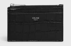 CELINE ジップ付きカードホルダー / クロコダイル型押しカーフスキンのサムネイル