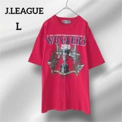 Jリーグ 2000 鹿島アントラーズ ヤマザキナビスコ Tシャツ 赤色 L