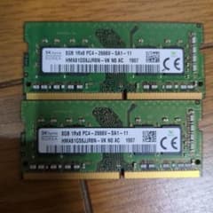 ノートPC用DDR4メモリ SK hynix 8GB×2 - メルカリ