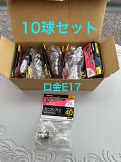 TOSHIBA ミニクリプトン電球 KR110V36WCA 40W型10球セット - メルカリ