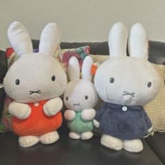 【〜8/31まで出品】ミッフィー ぬいぐるみ 3体セットのサムネイル