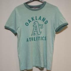Tシャツ オークランドアスレチックス エメラルド グリーン 夏服のサムネイル