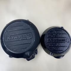 Z400GP Z550GPジェネレーターカバー　ポイントカバー カワサキ Z550GP Z400FX ポイントカバー ジェネレーターカバー - メルカリ