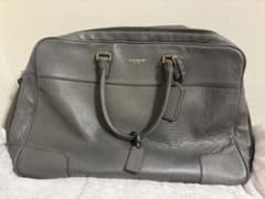 COACH ボストンバッグ 旅行 2way グレー レザー - メルカリ