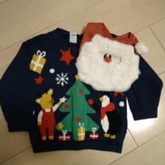 H&M ベビー用 クリスマスニット 90cmのサムネイル