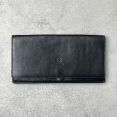 LOEWE ロエベ アナグラム 長財布 二つ折り ブラック レザー 本革