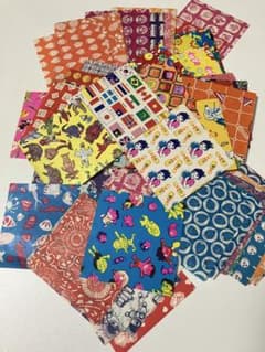 レトロ千代紙 大量セット ポップ柄のサムネイル