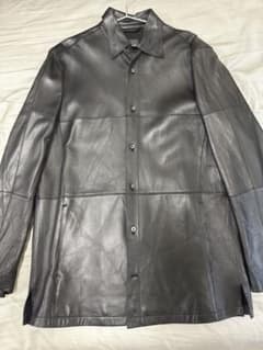 CERRUTI1881】 【極美品】レザーシャツジャケット - メルカリ