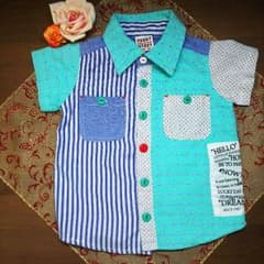 美品★100㎝  半袖 カラフルシャツ♡﻿のサムネイル
