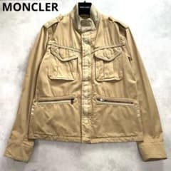 美品 90s モンクレール ミリタリージャケット M-65 雰囲気抜群 M 美品 90s モンクレール ミリタリージャケット M-65 雰囲気抜群 M
