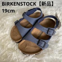 新品ビルケンシュトック19cm ローマBIRKENSTOCKキッズサンダルネイビのサムネイル