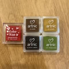 スタンプインクパッド 6個セットのサムネイル