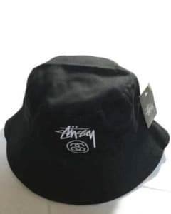 【値下げ不可】ステューシー バケットハット 黒 L/XL  58cm〜59cmのサムネイル