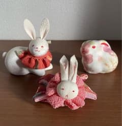 龍虎堂 ちりめん細工 うさぎ 卯 干支 雛祭り 和雑貨 - メルカリ