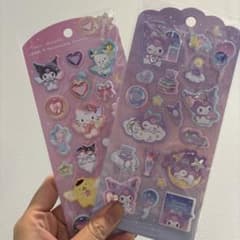 【匿名配送】サンリオ JEWEL マシュマロシール 2枚セットのサムネイル