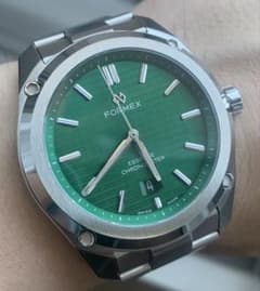 フォーメックス エッセンス43 グリーン文字盤 FORMEX FORMEX ESSENCE 43 GREEN – Chrono Theory – クロノセオリー