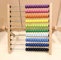木製 知育そろばん カラフル 10段　IKEA ウンデルホラのサムネイル