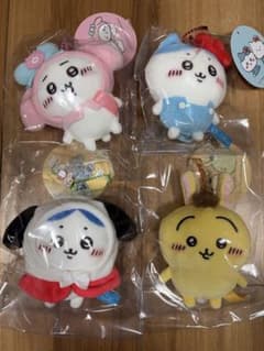 ちいかわ×サンリオキャラクターズ ぷちミニマスコット 4点セット ちいかわ×サンリオキャラクターズ ぷちミニマスコット 4点セット ちい