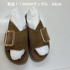 MOHI/モヒ SLOBE別注 バックルサンダル　24cm 美品 MOHI/モヒ SLOBE別注 バックルサンダル 24cm 美品 | Mercari