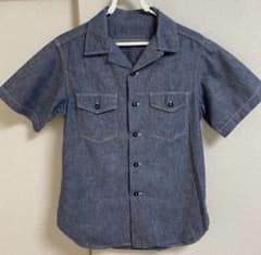 butcher products atlast&co 半袖 シャンブレーシャツ - メルカリ