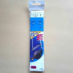 高品質 ナン付流線型フック 1.0号 2.0号 7号