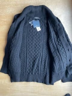 GU ENGINEERED GARMENTS ニットカーディガン ブラック　Lのサムネイル