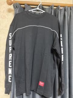 supreme Paneled Piping L/S Top black S - メルカリ