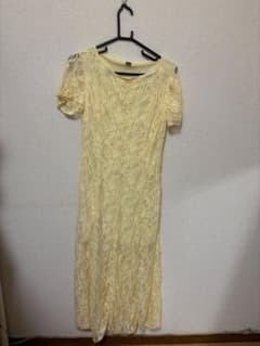 半袖 ワンピース イエローのサムネイル