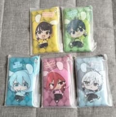 ブルーロック カラビナ付きミニクリアポーチ casual bunny 5点