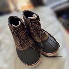 最終価格】Crocs メンズ ブーツ ブラウン US M9 - メルカリ
