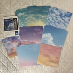 コラージュ素材 手帳デコ デザインペーパー 素材紙 空 雲のサムネイル