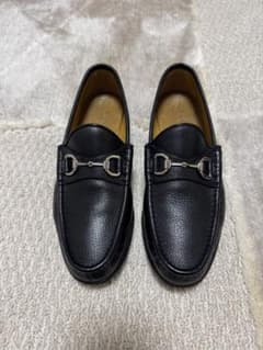 【美品】グッチ ビットローファー シボ革(26.5cm)のサムネイル