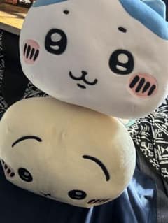 【まめ様専用】ちぃかわ　だららんBIGぬいぐるみ　ハチワレ&うさぎセットのサムネイル