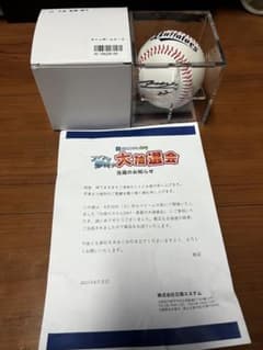 九里亜蓮選手　非売品サインボール 2025年 オリックス 九里亜蓮選手 非売品サインボール 2025年 オリックス - メルカリ