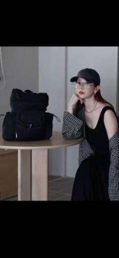 EVOL リュック マザーズバッグ 仲村美香 ブラック EVOL リュック マザーズバッグ 仲村美香 ブラック - メルカリ