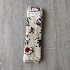 MOOMIN ムーミン レッグウォーマー ウール混 冬用のサムネイル