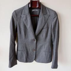 JIL SANDER ジルサンダー テーラードジャケット グレー ミニマル 36 