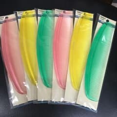 新品ヘアくし6個入のサムネイル